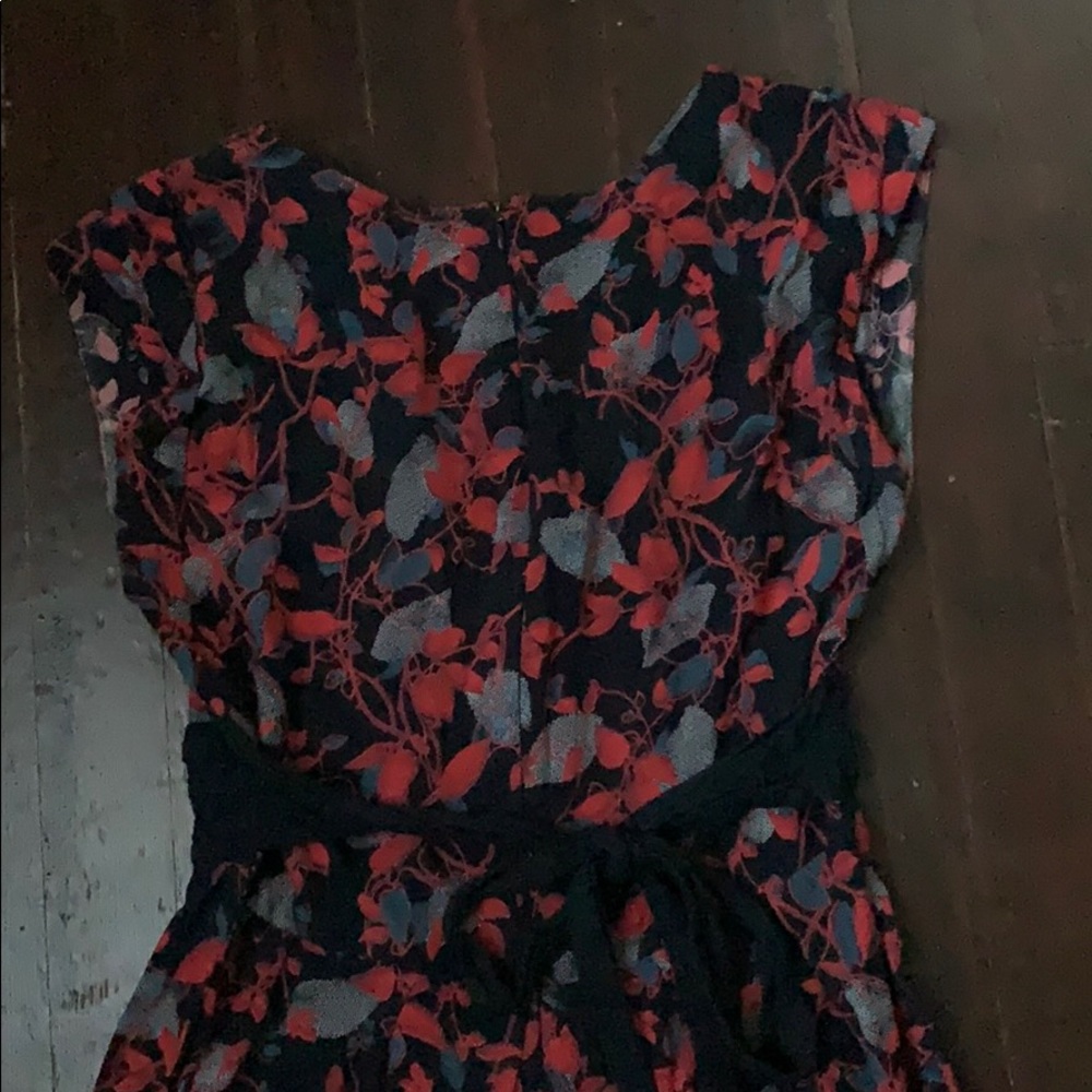 Pleated Printed Dress - Picture 3 of 3